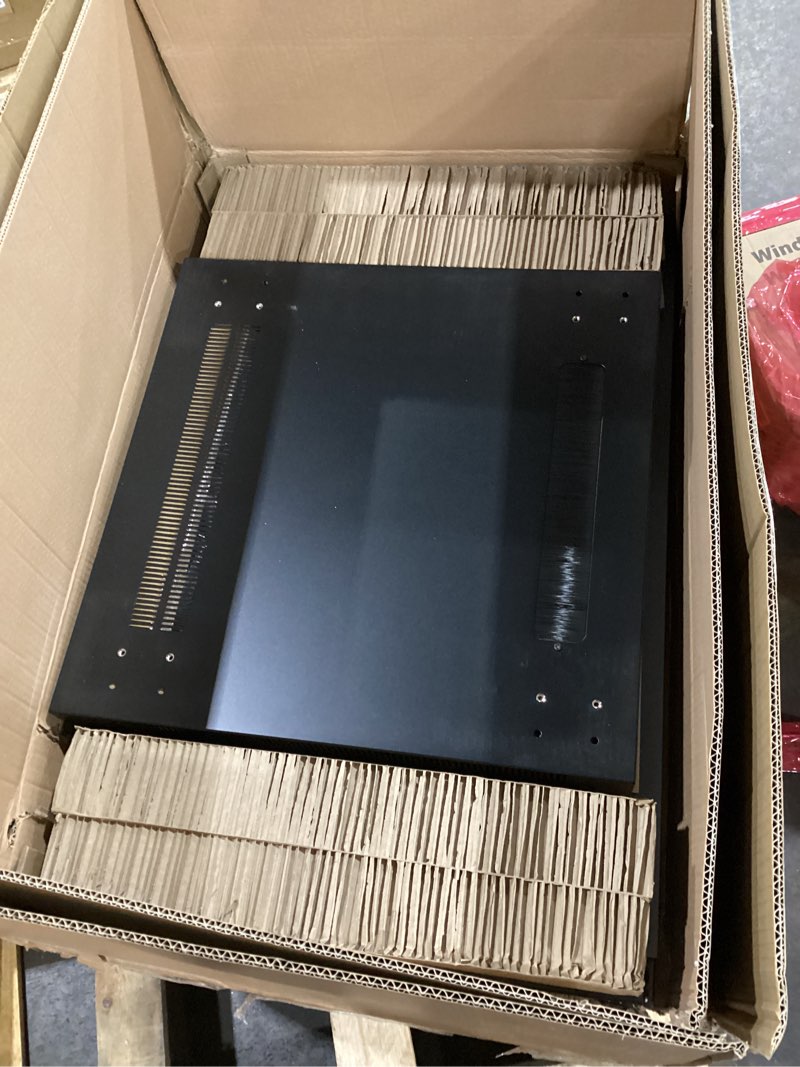 Condition photo showing New/Like New for Tecmojo 18U Wall Mount Rack,18U Rack 23.6 Inch Depth,Hold Up to 176 Lbs,Server Rack with Casters,Enclosed Network Cabinet for 19 Inch Network,Server and AV Gear,Glass Door(Elite Collection) 18U/23.6in Depth/Glass Door