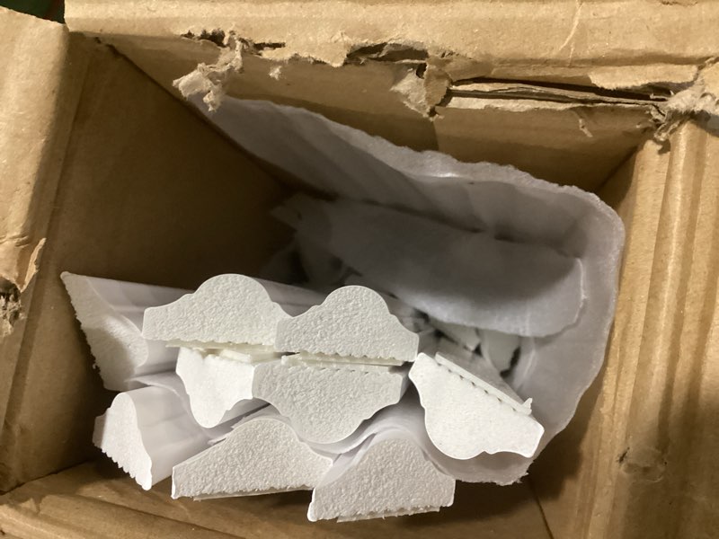 Condition photo showing Good Condition for Pangda Peel and Stick Wall Molding Kit, 3D Premade Accent Molding Wainscoting Panel for Interior Wall Moulding Decor, Ready to Assemble Wainscoting Accent Panel (3 Set,39 x 63 in+39 x 28 in) 3 39 x 63 In+39 x 28 in