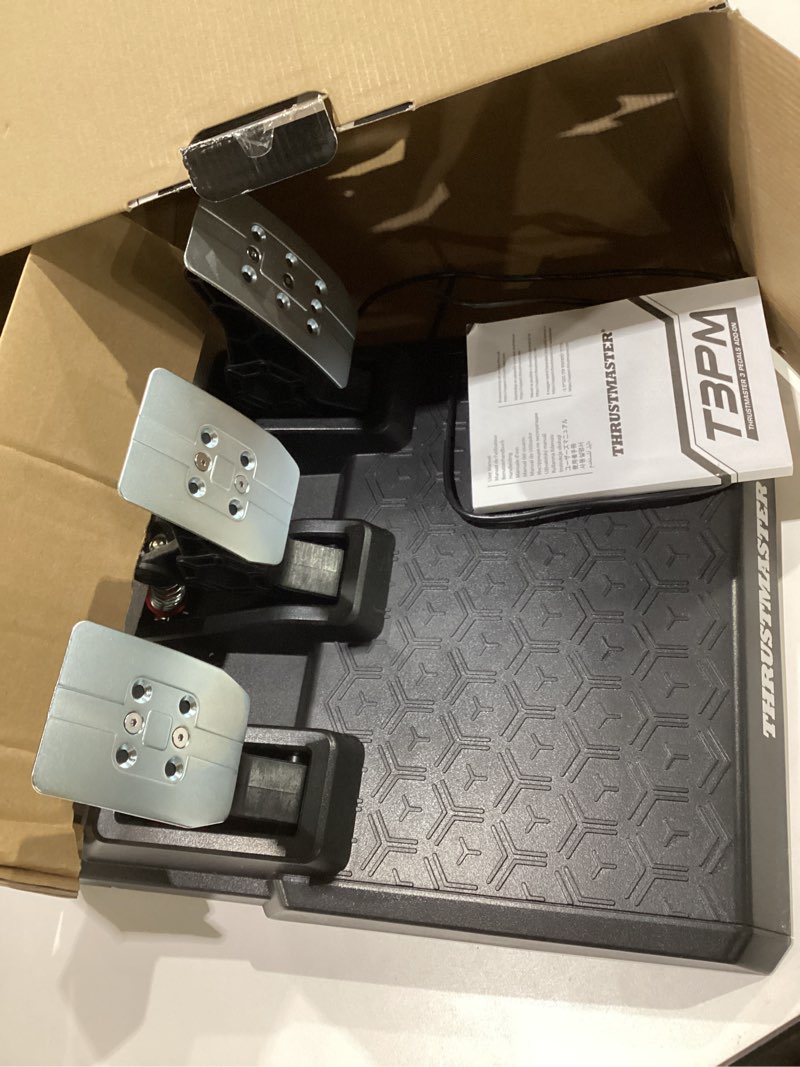 Condition photo showing As Is for Thrustmaster T-3PM Racing Pedals (PS5, PS4, Xbox Series X/S, One and PC) (Renewed)