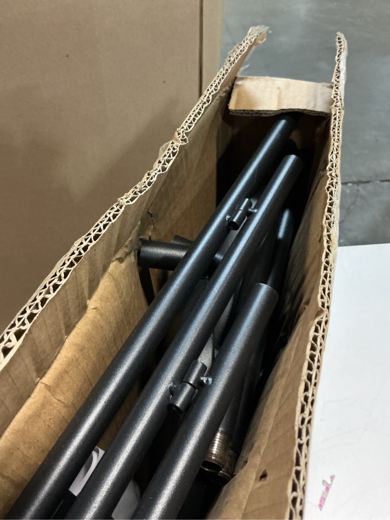 Condition photo showing Good Condition for idavosic.ly plant stand indoor outdoor, 3 tier corner metal flower display holder shelf, folding tall orchid rack for patio balcony porch garden living room house, black solid black 3 tiers