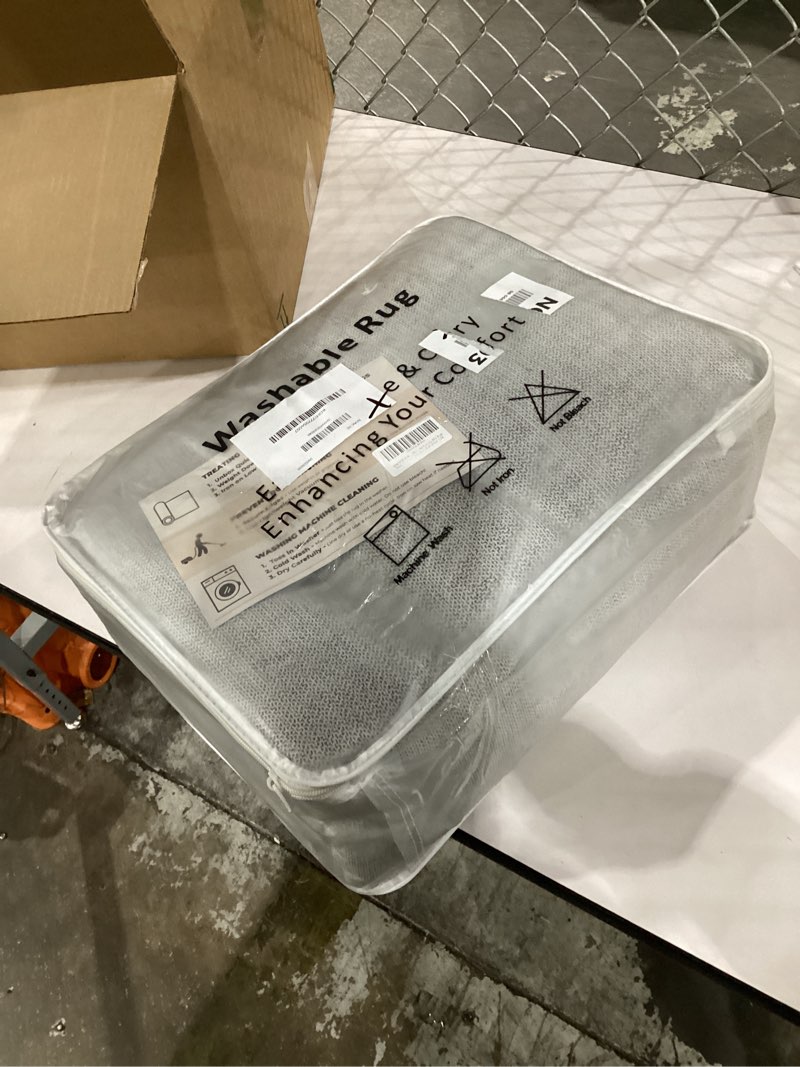 IOHOUZE Abstract Round Area Rug 8 Ft Washable Circle Rugs Large Round Rug Non Slip Thin Soft Circle 