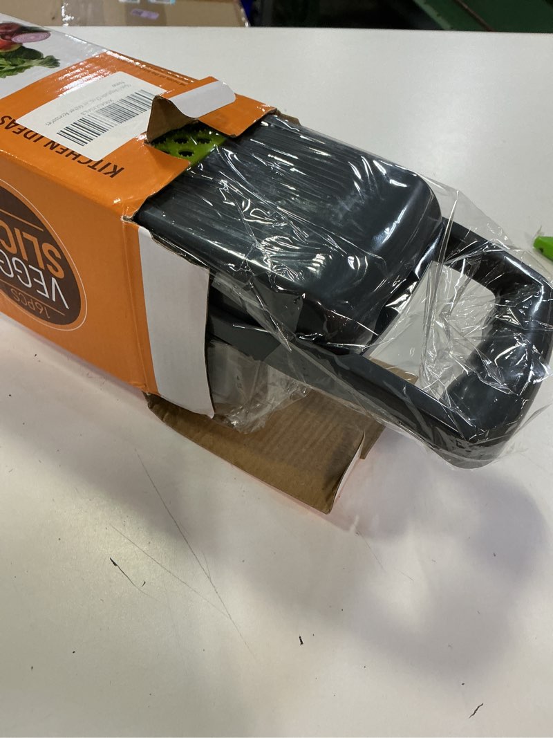 Condition photo showing Good Condition for 16-in-1 vegetable chopper with container, onion chopper & mandoline slicer, veggie cutter food dicer for onion, potato & tomato, bpa-free kitchen gadgets vegetable cutter