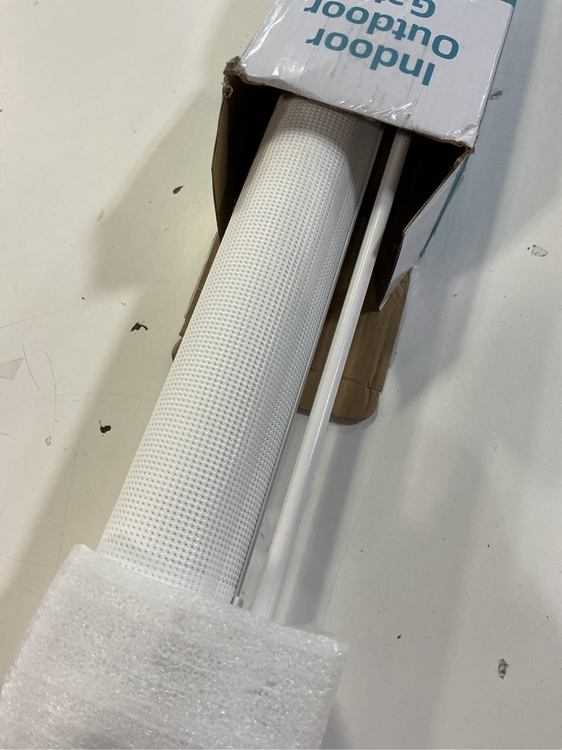 Condition photo showing Good Condition for PRObebi Retractable Dog Gate for The House Extends to 54" Wide 34" Tall, Gates for Baby Indoor, Stair Gate for Outdoor, Staris, Hallways, Doorways, Deck, Porch, Need Drilling A-white 34" Tall x 54" Wide-Need Drilling