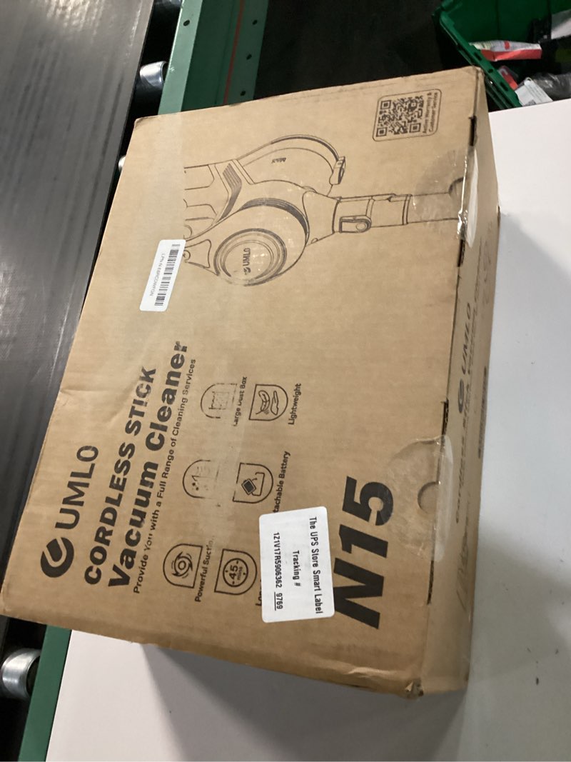 Condition photo showing New/Like New for cordless vacuum cleaner, stick vacuum cleaners for home with 40kpa powerful suction, 45 mins runtime, 1.6l dust box, anti-tangle, 8-in-1 rechargeable vacuum for hardwood floor, carpet, pet hair navy