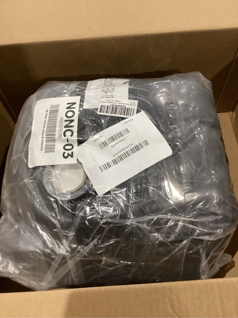 Condition photo showing As Is for 5 Pack Pipe Insulating Foam Tube 1.25 inch by 6 ft Water Pipe Covers with PVC Tape Pre Slit High Density Rubber Pipe Wrap Foam Tubing - Soft and Bendable - Prevent Outdoor Pipe from Freezing in Winter 1.25 inch (32 mm)