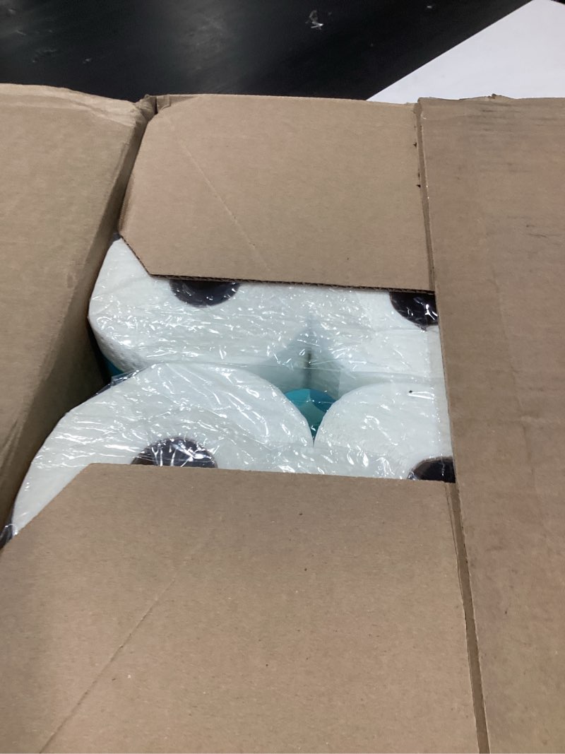 Condition photo showing New/Like New for amazon brand - presto! ultra-strong premium paper towels, 158 sheet huge roll - flex-a-size, 12 rolls (2 packs of 6), equivalent to 38 regular rolls, white huge 12 rolls (158 sheets each)