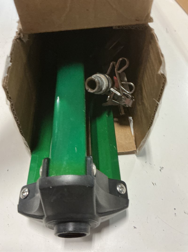 Condition photo showing Good Condition for orbit 1/2 inch brass impact sprinkler - adjustable metal tripod - long range lawn watering system - 360 degree rotating sprinkler - heavy duty irrigation system - adjustable 22-48 inch height - 58308