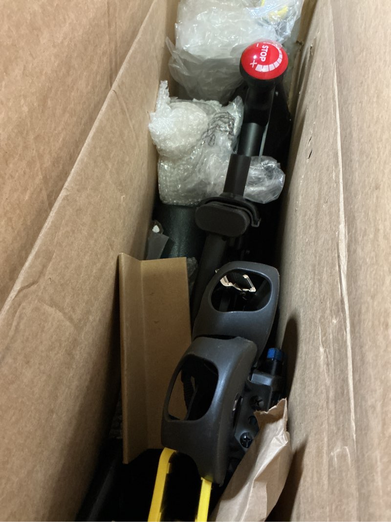 Condition photo showing As Is for Exercise Bike, Adjustable Magnetic Resistance Stationary Bikes for Home Cardio with Exclusive App, Indoor Bike with 330lbs Weight Capacity Comfortable Seat, Tablet Mount and Fitness Courses Magnetic-Black