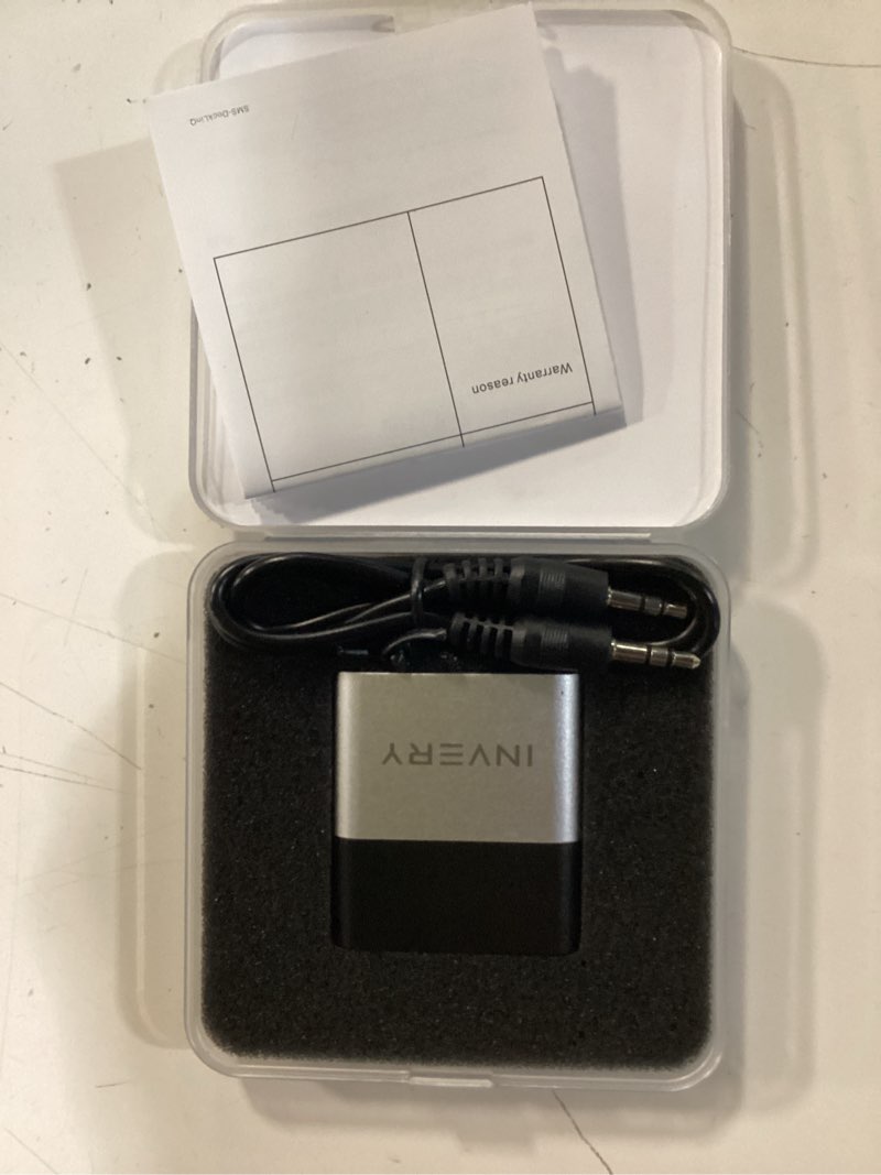 Condition photo showing As Is for invery docklinq pro bluetooth 5.0 adapter receiver for bose sounddock and 30 pin ipod iphone music docking station(not for cars)