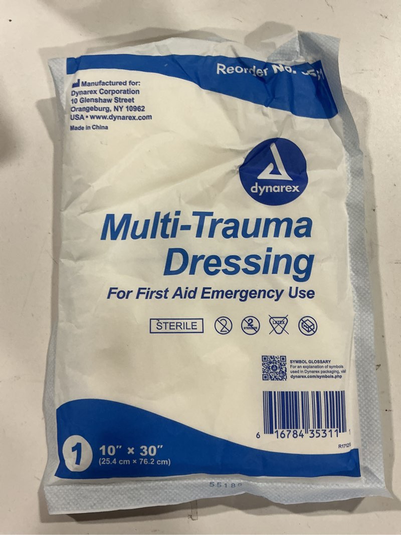 Briggs Multi Trauma Dressing, 50 Count (Package May Vary)
