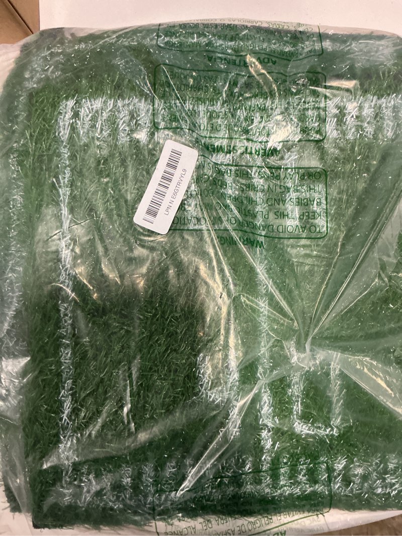 Condition photo showing Good Condition for suncalla 16 pcs football grass placemats table centerpieces decoration 12 x 12 inch artificial grass mats football table placemats for soccer tailgate birthday party decor supplies 16 number 40 12 x 12 inch