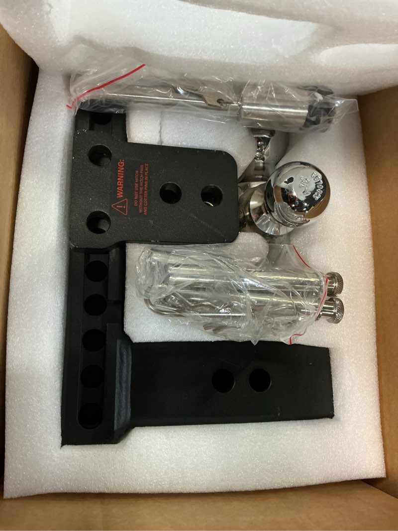 Condition photo showing Good Condition for Trailer Hitches, Adjustable Trailer Hitch Ball Mount - Fits 2" Receiver, Tri-Ball (1-7/8" x 2" x 2-5/16"), 5" Drop, 10,000 GTW - GT20053B