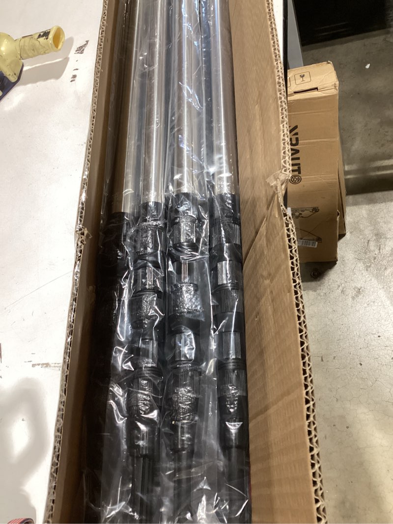 Condition photo showing Good Condition for 10ft dust barrier poles, 4 pack spring retractable zipper wall poles for dust barrier system with 2 heavy-duty zippers & plastic film, for interior decoration, remodeling & isolation work 10ft, 4pack