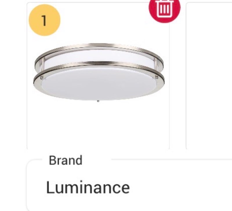 Luminance F9916-80 LED Round Flush Mount Ceiling Fixture, Bright Satin Nickel