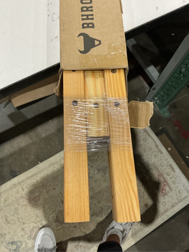 Condition photo showing Good Condition for bhrowl wheelbarrow handles replacement kit – 2 heavy-duty wooden handles – universal fit – includes bolts, nuts, wedges and drill bit – fsc-certified eco-friendly wood – plant a tree