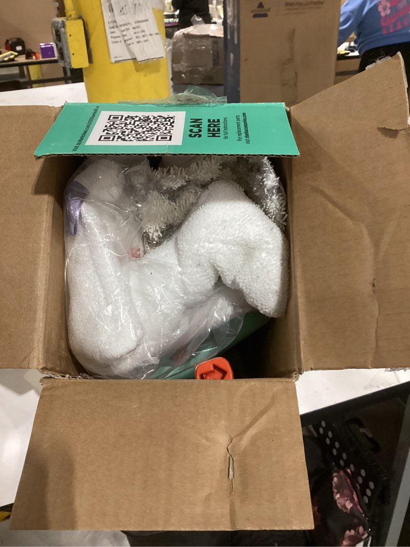 Condition photo showing As Is for Shark Steam Mop with 2 Machine Washable Dirt Grip Pads, Removable Water Tank, Lightweight, Steam Cleaner for sealed Hard Floors, Marble, Stone, Hardwood, Tile, Laminate, White/Seafoam, S1000 Steam Starter