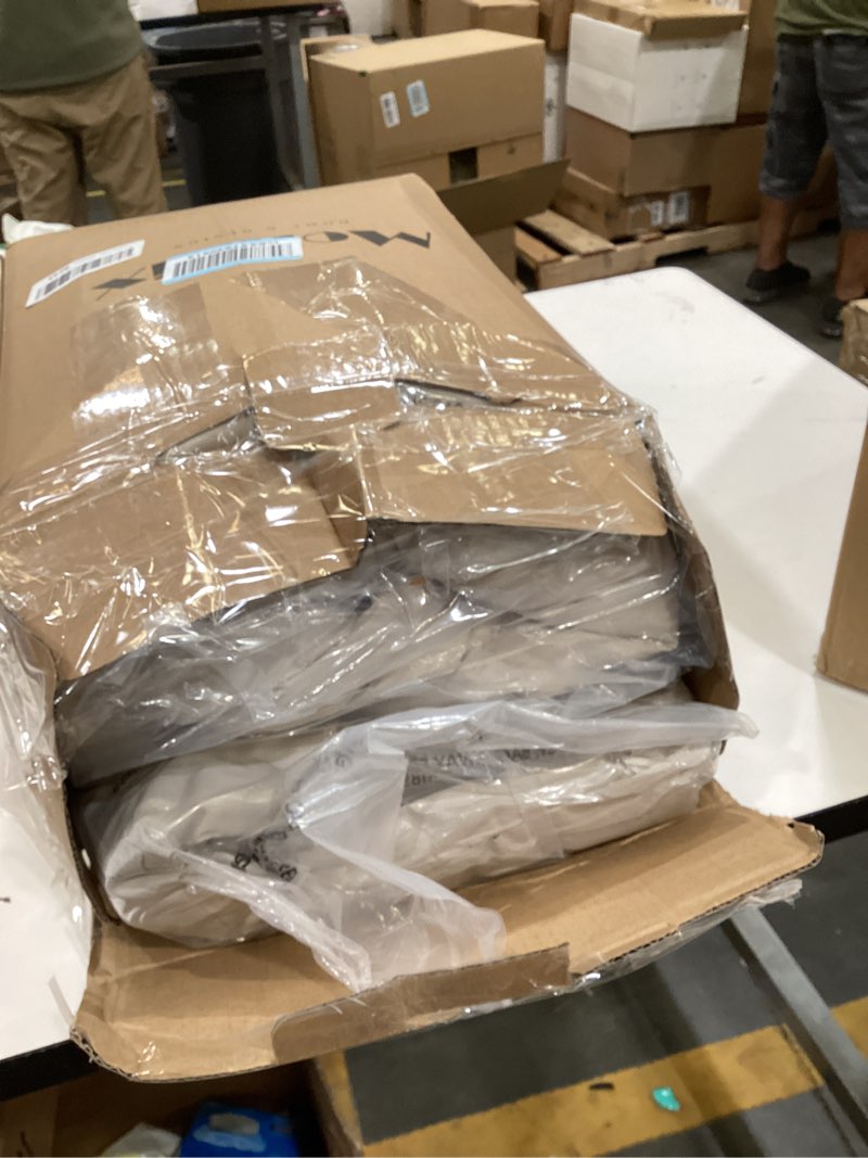 Condition photo showing Good Condition for Monbix California King Size Comforter Set - 7 Pieces Bed in a Bag California King, Beige Bedding Sets with Comforter, All Seasons Comforter Bed Set with Sheets, Pillowcases & Shams Apricot Beige Cal King(104"X96")