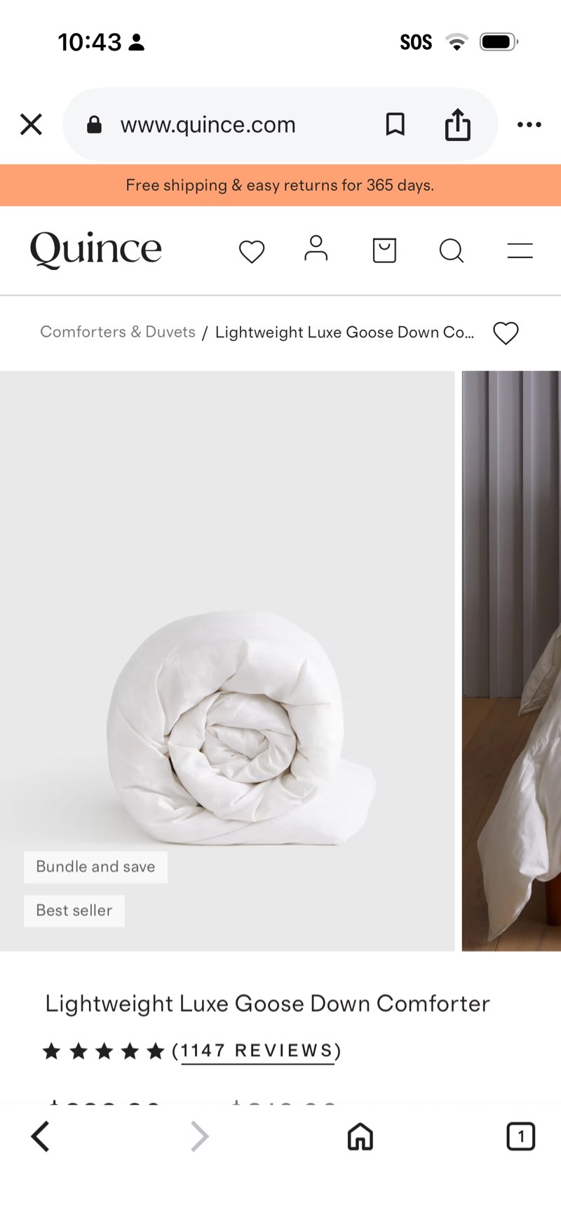 Lightweight Luxe Goose Down Comforter