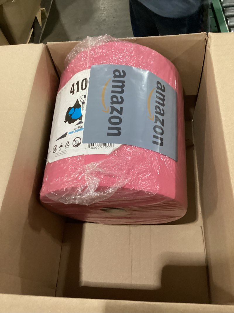 Condition photo showing New/Like New for WypAll PowerClean X80 Cloths Heavy Duty Wipes (41055), Jumbo, Extended Use Towels, Red (1 Roll of 455 Sheets, 455 Sheet Total)