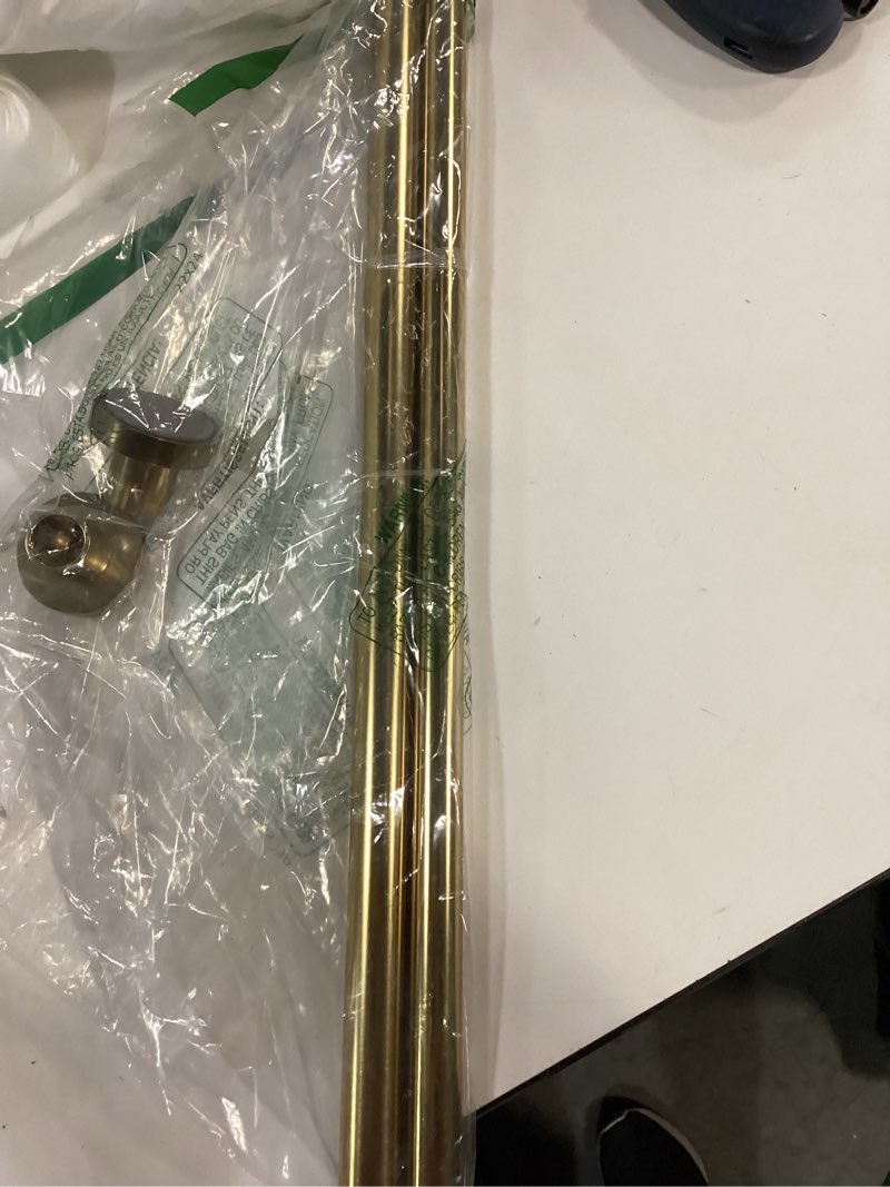 Condition photo showing Good Condition for Graber 3/4-Inch Round Cafe Curtain Rod (84 to 120-Inches, Brass