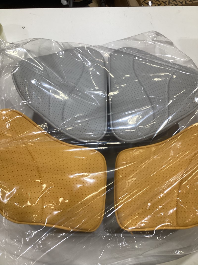 Condition photo showing Good Condition for Lumbar Support Pillow for Office Chair, Office Home Must Haves, Back Support for Car, Back Cushion, Back Support Pillow for Chair, Height Adjustable, Dynamic Tracking of Back Movement Yellow