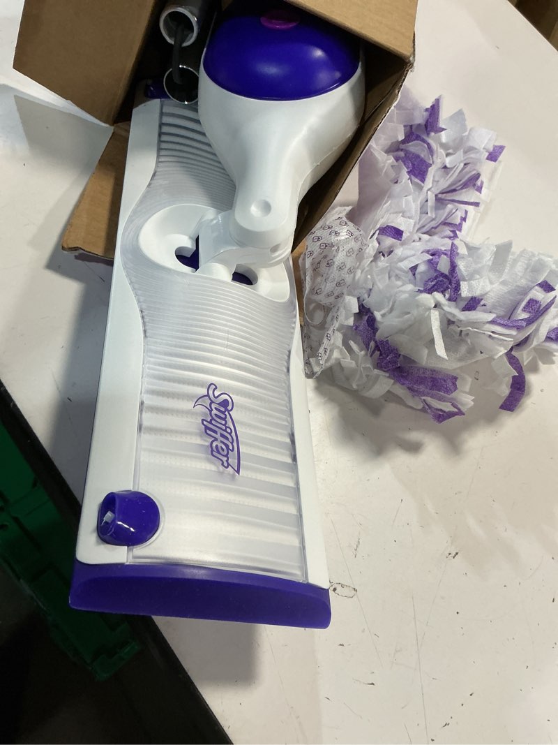 Condition photo showing As Is for swiffer power mop multi-surface kit for floor cleaning  fresh scent