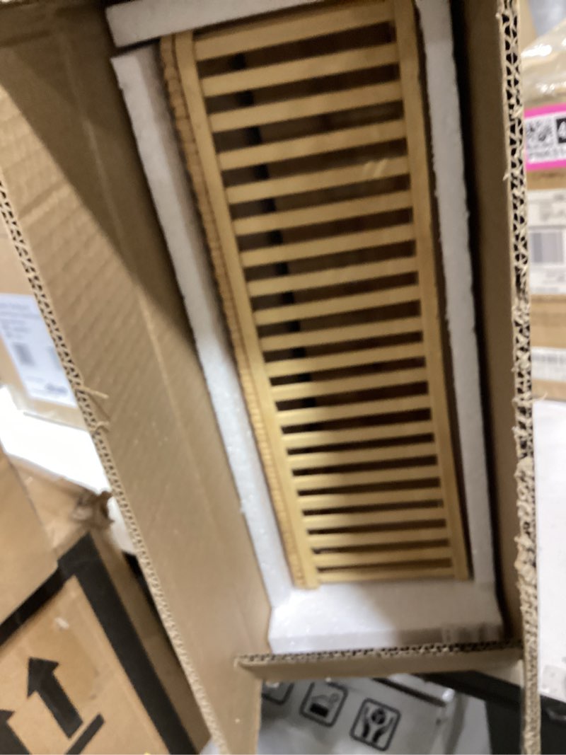 Condition photo showing Good Condition for synovana rattan wall shelf - 3 tier boho arch hanging shelves handcraft floating shelf for bathroom living room wall decor, 15.75" x 23.62"