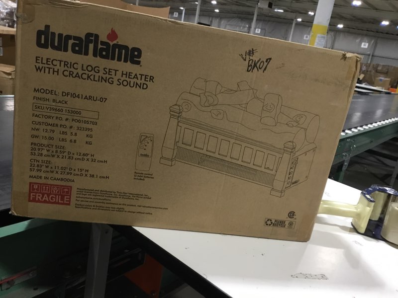 Condition photo showing Good Condition for duraflame Electric Log Set Heater with Crackling Sound - DFI041ARU-07 - Black