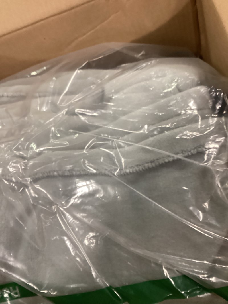 Condition photo showing Good Condition for Sunbeam Electric Royal Luxe Microplush Heated Blanket 12 Heat Settings, 12-Hour Selectable Auto Shut-Off, Fast Heating, Warm and Cozy, Dove Grey Color, Queen, 90" x 84" Queen (90" x 84") Dove Grey