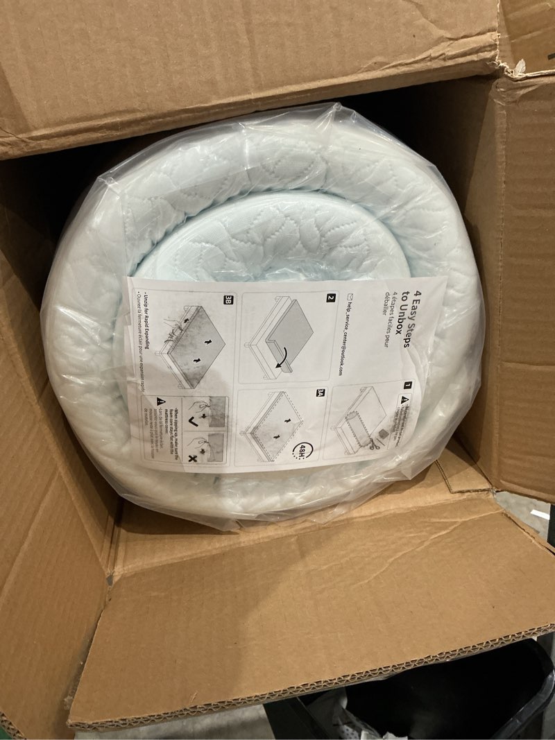 Condition photo showing Good Condition for dreamsmith 3 inch gel memory foam mattress topper, soft cooling bed mattress topper with removable washable cover & adjustable straps, certipur-us certified, full