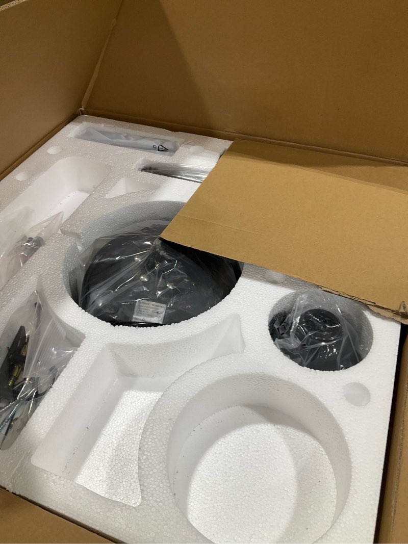 Condition photo showing Good Condition for fanbulous outdoor ceiling fans with light for patios, 20" weatherproof plug in ceiling fan, gazebo fan remote&app control, 3cct dimmable,caged ceiling fan with hanging hook for porch, pergola,canopy black 20 inch