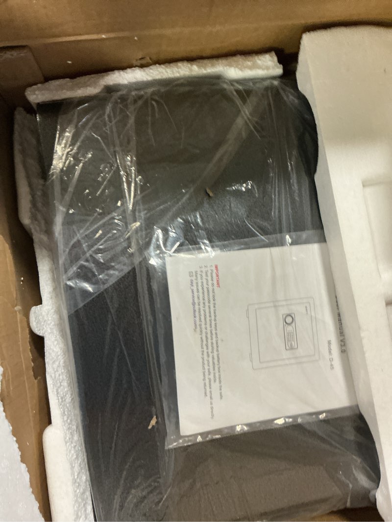 Condition photo showing Good Condition for DAYI Safe Box, 2.0 Cubic Feet Home Safe with Fireproof Waterproof Bag, Security Safe Box for Money Cash Valuables, Digital Electronic Keypad, Dual Alarm System, Removable Shelf - D-45