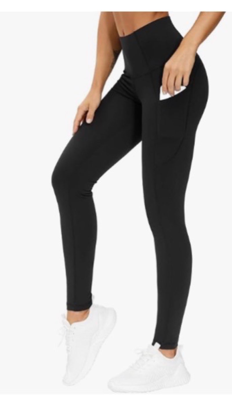 Black leggings with pockets 