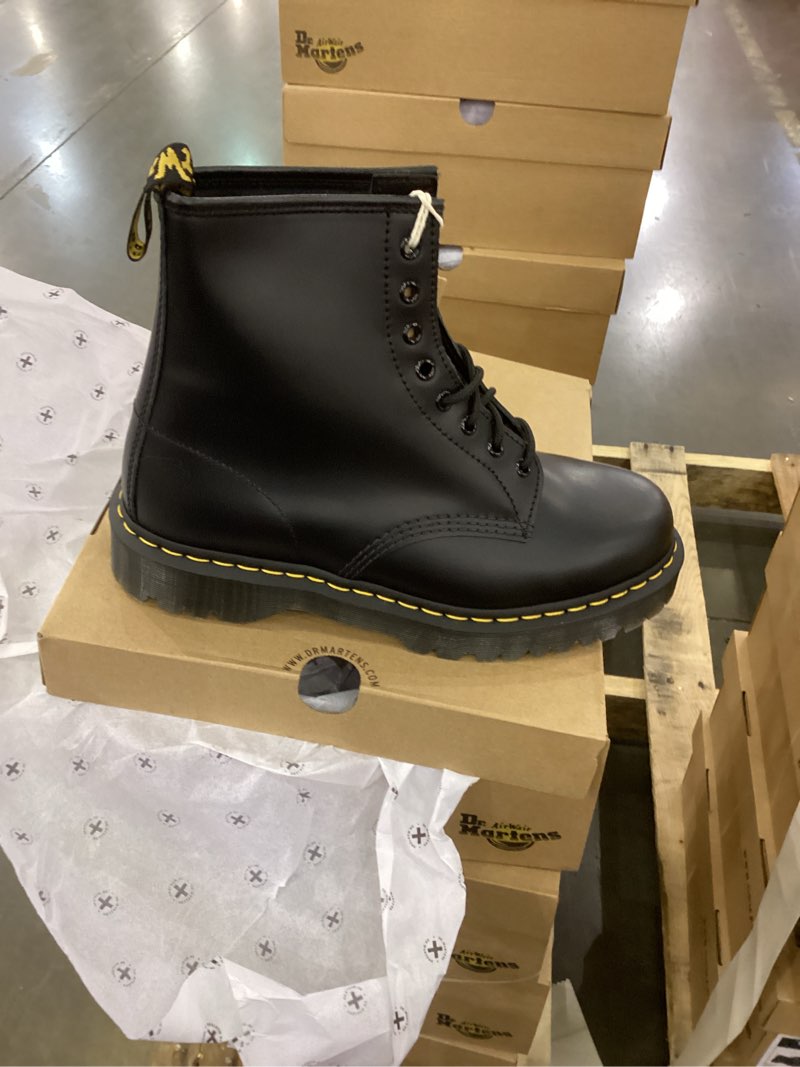 Condition photo showing New/Like New for Dr. Martens unisex-adult 101 Unbound Leather Ankle Boots size 12