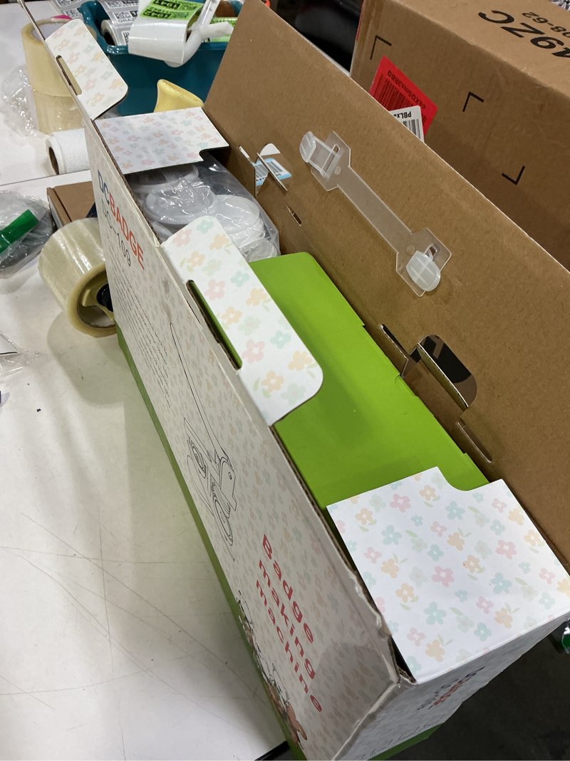 Condition photo showing New/Like New for Button Maker Machine 58mm (2.25 in) Installation-Free, DIY Button Pin Maker Machine, Button Badge Press Machine with Free 100pcs Button Maker Supplies & Pictures & Circle Cutter & Magic Book 58mm (2.25 inch)