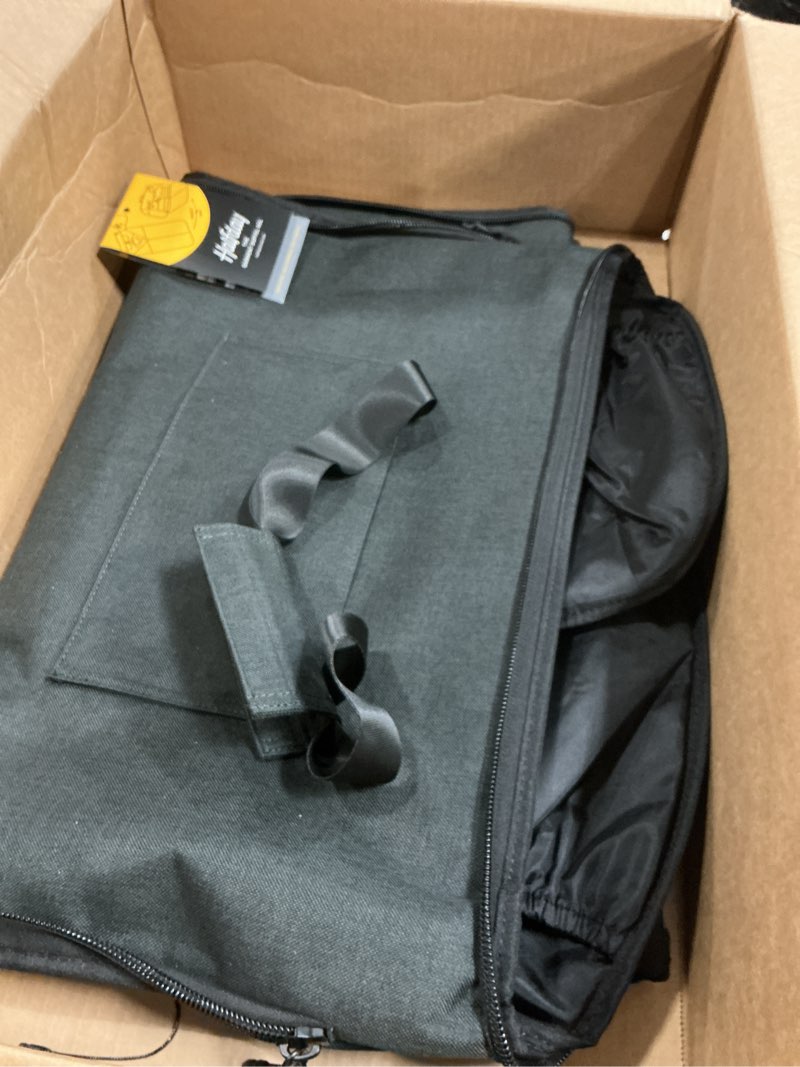 Condition photo showing Good Condition for halfday convertible 2-in-1 garment duffel weekender bag 45l | wrinkle-free travel, hanging suit compartment, shoe pockets, trolley sleeve. durable & water-resistant carry-on, shadow shadow original, 45l