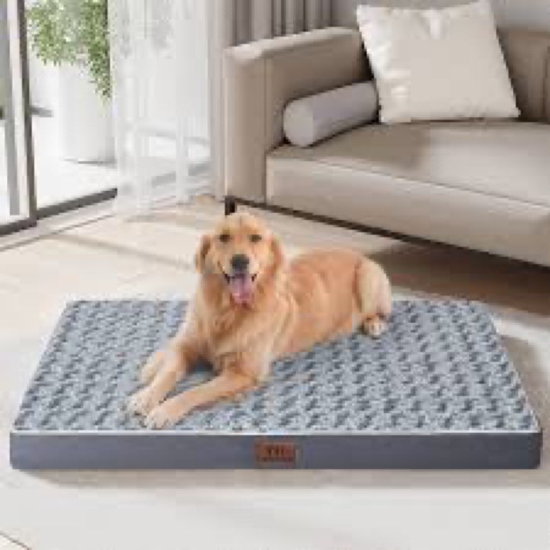 Extra Large Dog Beds Large Sized Dog, Jumbo Dogs Bed for Big Dogs with Removable Washable Cover &Ant