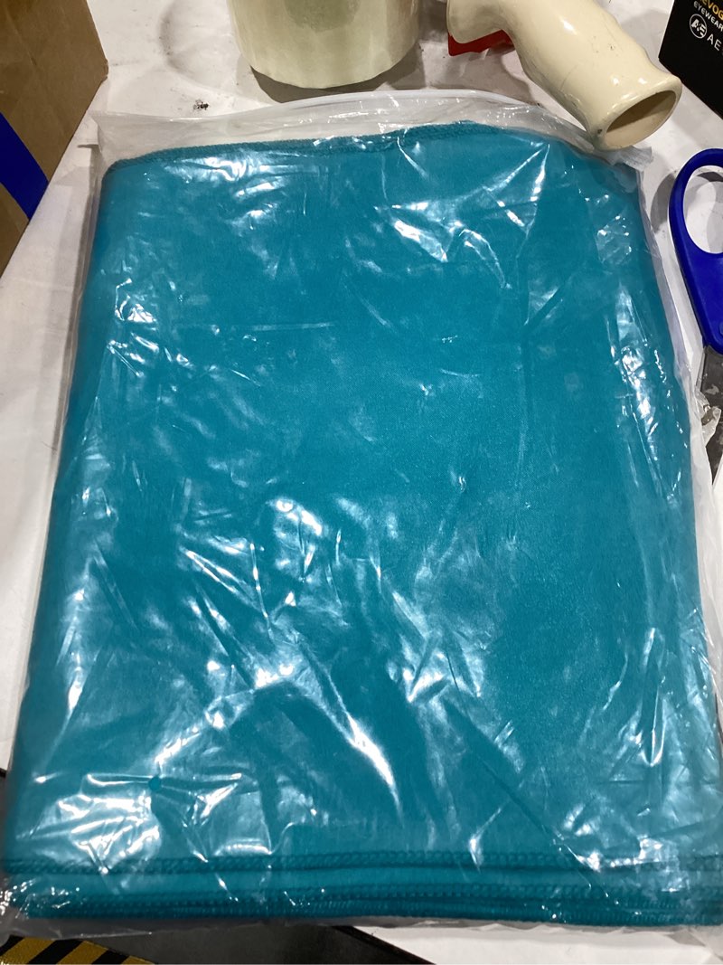 Condition photo showing Good Condition for horbaunal 12 pack teal satin table runner 12 x 108 inch, smooth table runners for wedding banquets birthday party teal 12