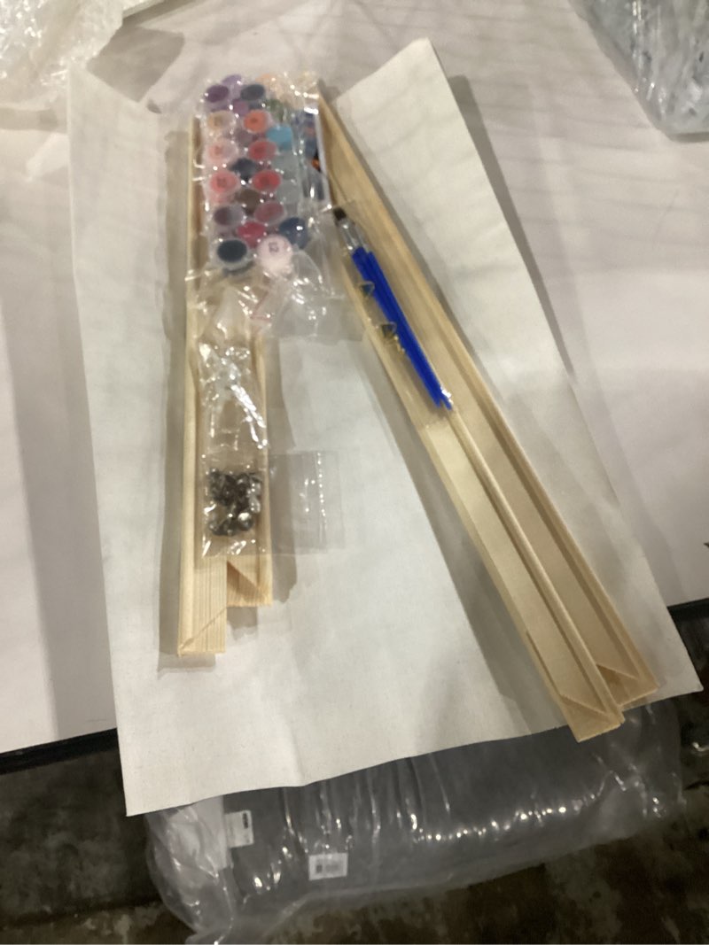 Tucocoo Chicken Paint by Numbers Kits with Brushes and Acrylic Pigment on Canvas Painting for Adults