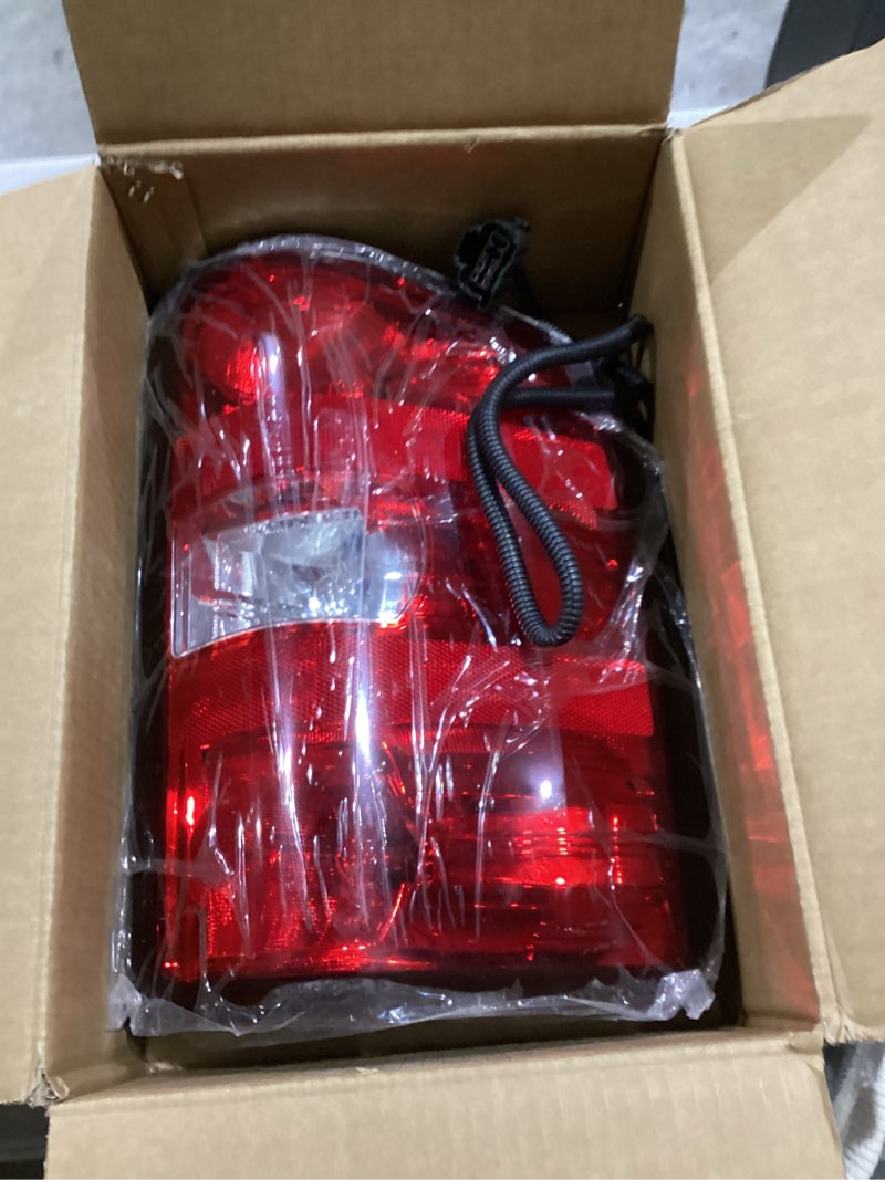 Condition photo showing Good Condition for Nakuuly Tail Light Assembly Compatible With 2007-2013 Chevy Silverado 1500 2500HD 3500HD GMC Sierra 2500 HD 3500 HD Right Passenger Side Taillight Rear Brake Lamps with Bulb and Harness