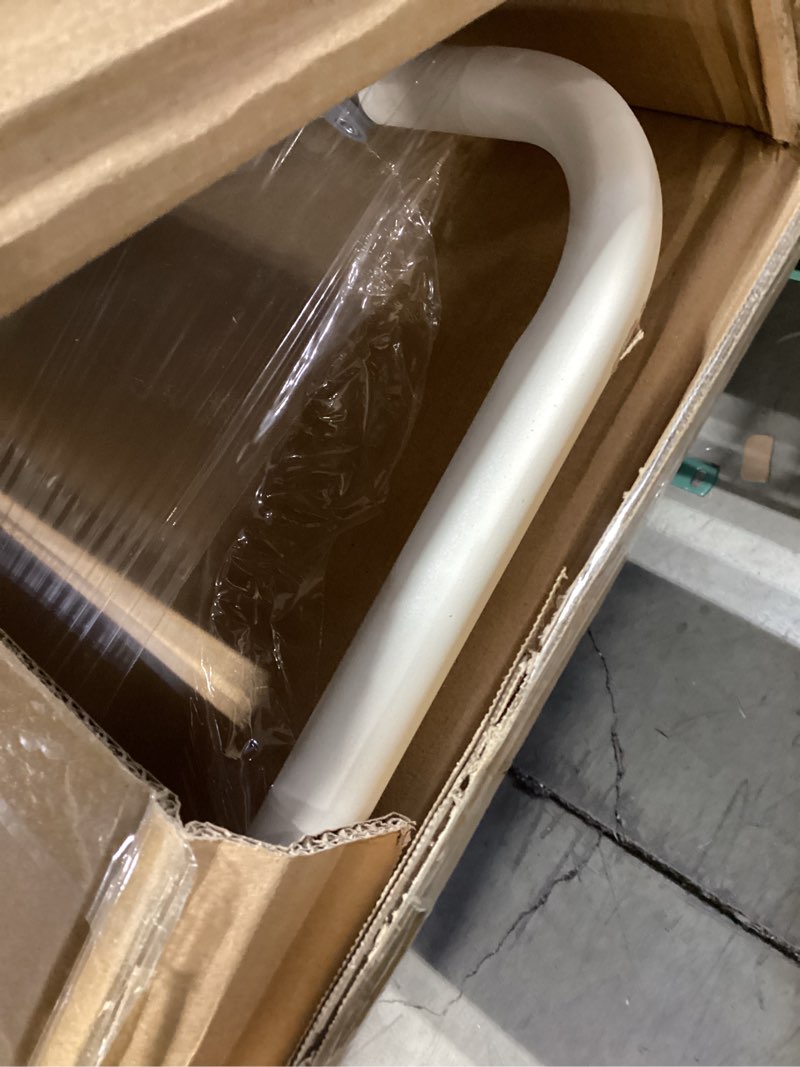 Condition photo showing Good Condition for Aluminum Foldable Toddler Tower 2 Steps, Kids Step Stool for Kitchen, Toddler Kitchen Stool Helper with Anti-Drop Safty Railing, Multi-Functional Learning Tower with Anti-Slip Design, Gray