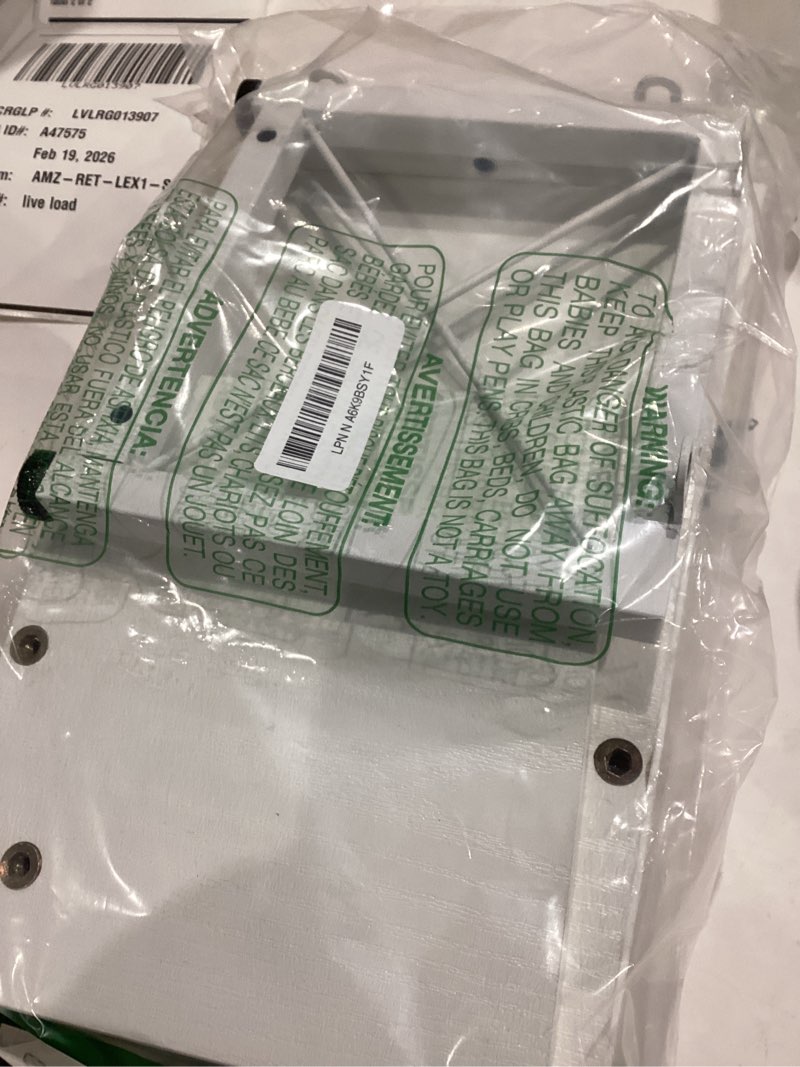 Condition photo showing Good Condition for Desk Shelf Organizer, 3 Tier Storage Shelf Riser Display Stand, Wood Desktop Organizer Small Bookshelf, Desktop Shelf for Office Decor and Desk Accessories, White