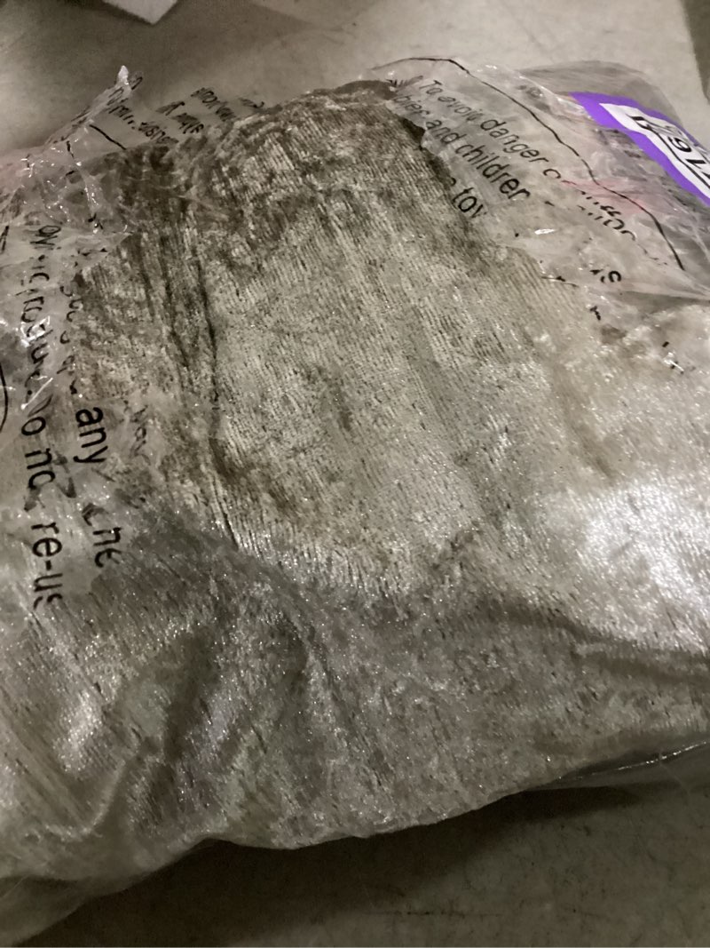 Condition photo showing Good Condition for elrene home fashions korena tie-top crushed velvet window curtain panel, rustic-chic curtain panel for living room or bedroom, 52 inches by 84 inches, taupe, 1 panel taupe 52"w x 84"l (pack of 1)