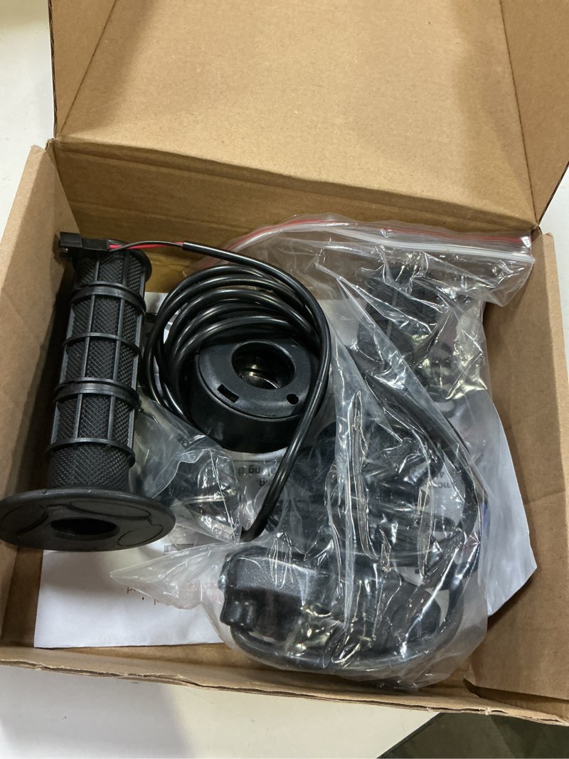 Condition photo showing Good Condition for full twist throttle with key ignition for ridstar q20 surron throttle for ridstar waterproof ebike throttle grip kit for electric dirt bike scooter mountain bike (black)