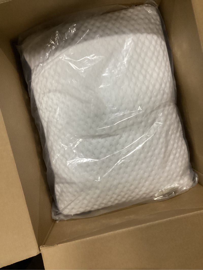 Condition photo showing Good Condition for Bedgear Balance Performance Pillow – 2.0 - Moisture Wicking Bed Pillow for All Sleep Positions - Medium Firmness Bed Pillow - Washable Removable Cover – 20" W x 26" L x 5.75" H Hourglass Pattern Size 2.0