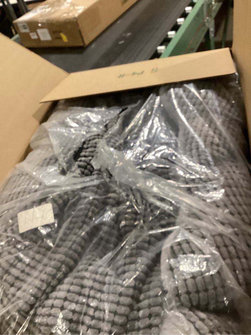 Condition photo showing Good Condition for GASUR Dog Beds for Large Medium Small Dogs, Rectangle Cave Hooded Blanket Puppy Bed, Luxury Anti-Anxiety Orthopedic Cat Beds for Indoor Cats, Warmth and Machine Washable (25 inches, Grey) M (25"x 21"x 8")