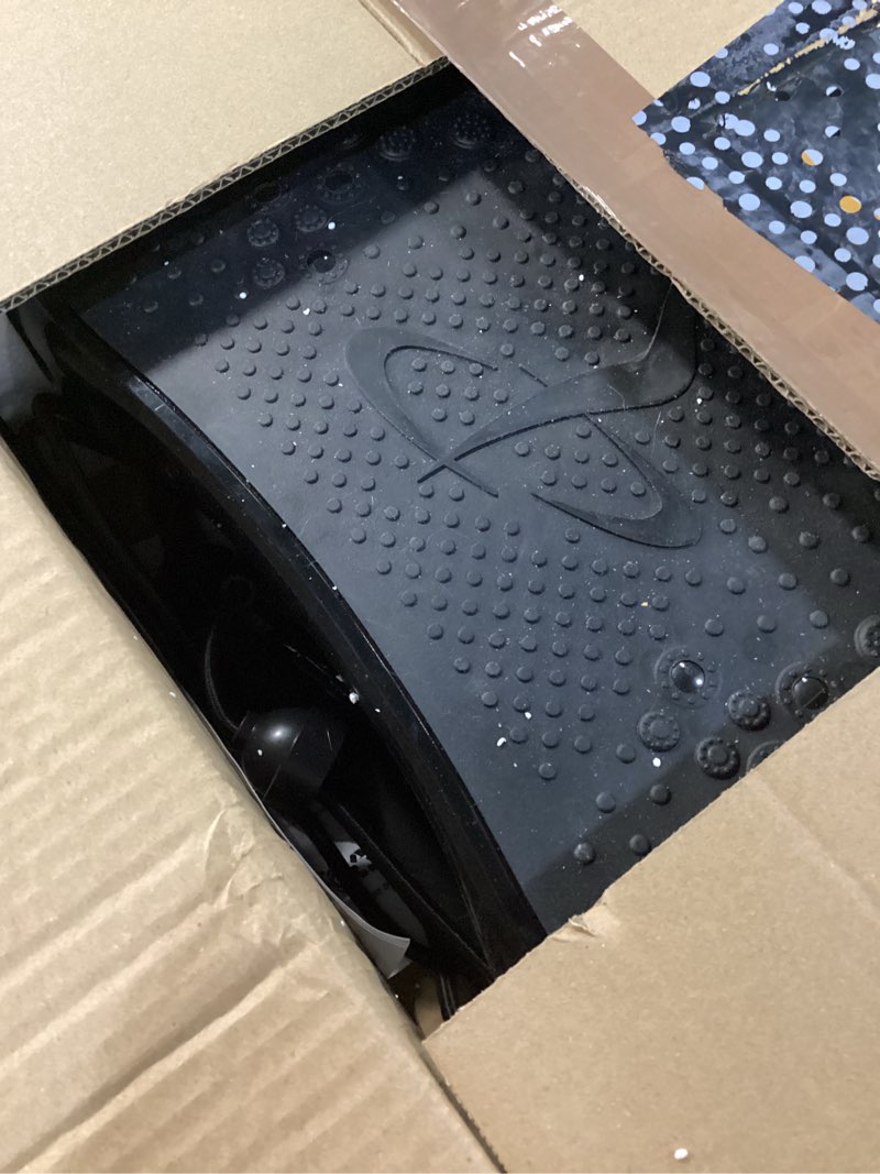 Condition photo showing Good Condition for vibration plate exercise machine - vibrating plate for lymphatic drainage, 999 adjustable speeds vibrate stand shake board, 330lbs capacity whole body workout for weight loss, shaping black