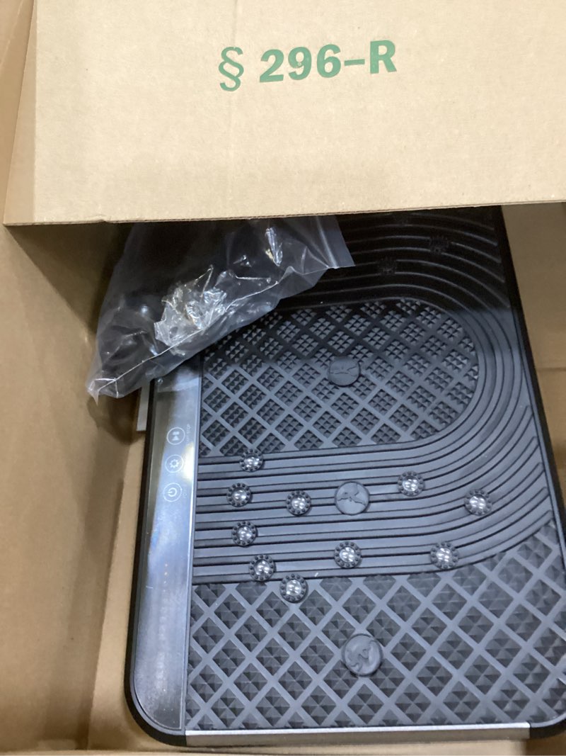 Condition photo showing As Is for AXV Vibration Plate Fitness Platform Exercise Machine Vibrating Shaking Full Body Shaker Workout Vibrate Stand Shake Board Sport Gym for Weight Loss Fat Burner for Women Men SLIM-BLACKGRAY