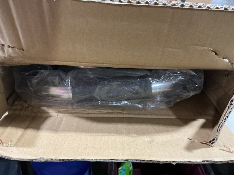 Condition photo showing Good Condition for Vaunn Medical Foot Step Stool with Handle and Anti Skid Rubber Platform, Lightweight and Sturdy Stool for Children, Adults and Seniors, Chrome Chrome With Handle