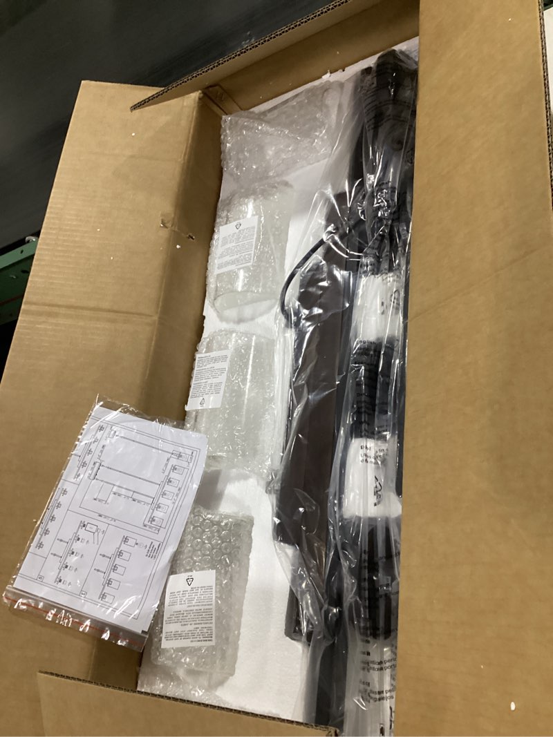 Condition photo showing New/Like New for pull chain modern industrial cage ceiling light bundle